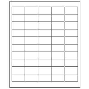 BC50 1.5″ x 1″ Case (1000) Sheets