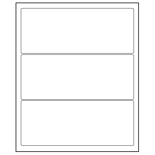 OB-18 BlockOut 3.5″ x 8" Case (1000) Sheets
