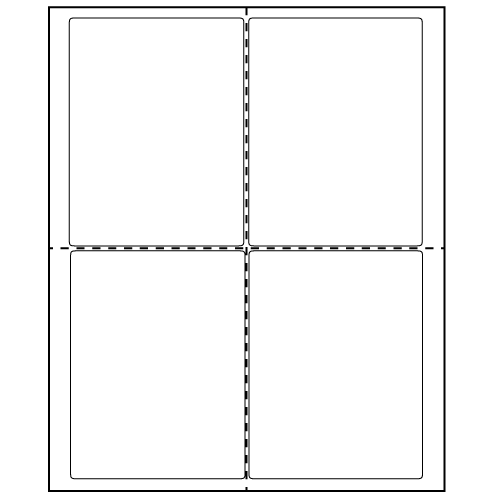 OB-04 BlockOut (4up) Legal 4.0″ x 6.0″ Pack (250) Sheets